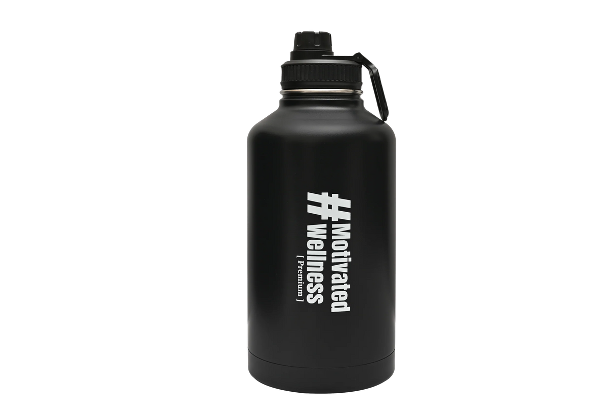 Special Savings Motivational Bottle 2pc - 64 oz Stormy Black + 64